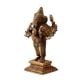 Brass Vira Ganapati or Ganesha Statue