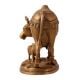 Brass Cow and Calf Statue for Home Decor
