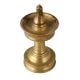 Small Golden Brass Arti Lamp for God Worship