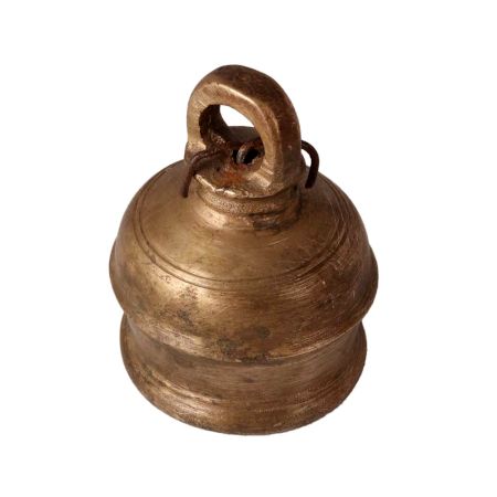 Vintage Brass Hanging Temple Bell