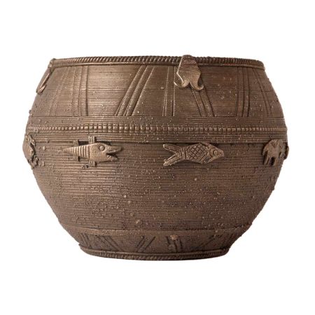 Indian Vintage Rice Measurement or Mana Bowl