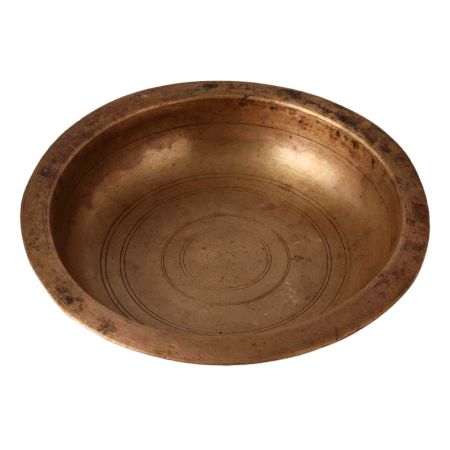 Indian Traditional Holy Brass Bowl for Decor