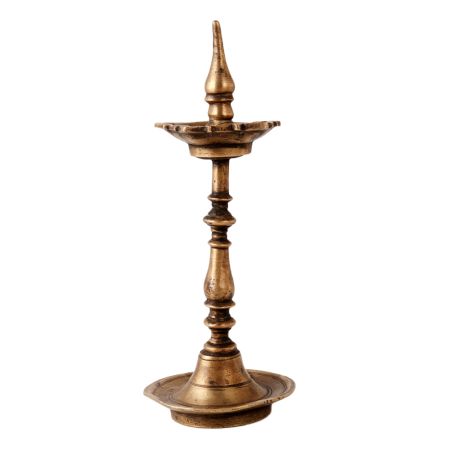 Brass Traditional Oil Lamp From Kerela