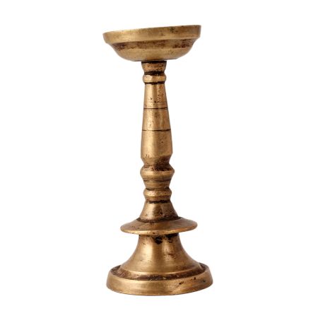 Indian Brass Standing Standing Candle Lamp