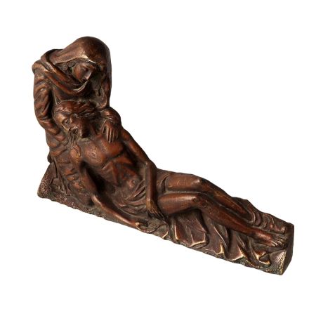 Brass Pieta Plate for Wall Hanging