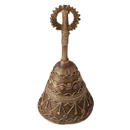 Brass Handmade Temple Bell for Decor