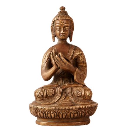 Handmade Brass Meditating Buddha statue