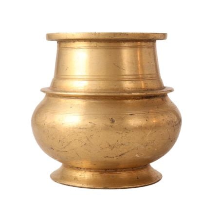 Antique Brass Water Pot for Hindu Rituals