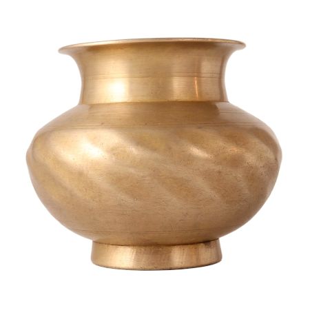 Antique Brass Lota or Water Pot for Puja