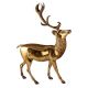 Brass Standing Deer Statue