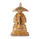 Brass Lord Ganesha Statue in Golden Finish