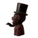The Jolly Boy Bank Brass Bust Statue