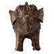 Vintage Brass Elephant Statue for Home Decor