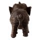 Vintage Brass Elephant Statue for Home Decor