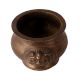 Vintage Water Pot with Embossed Lion Head in Chinese Art