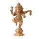 Brass Dancing Ganesha Statue Deco