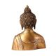Brass Buddha Bust Statue for Decor