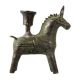 Brass Dhokra Horse With Candle Stand