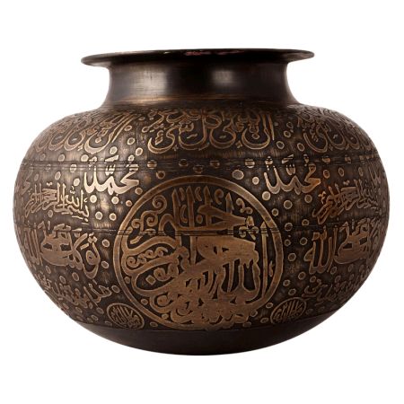 Traditional Brass Cooking Pot for Decoration
