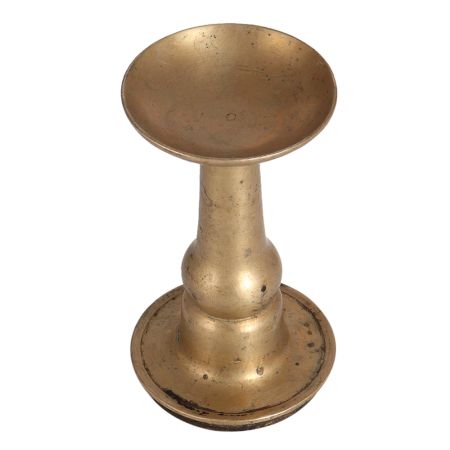 Handmade Brass Candle Holder in Vintage Style