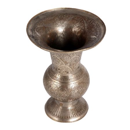 Handmade Engraved Flower Pot for Decor