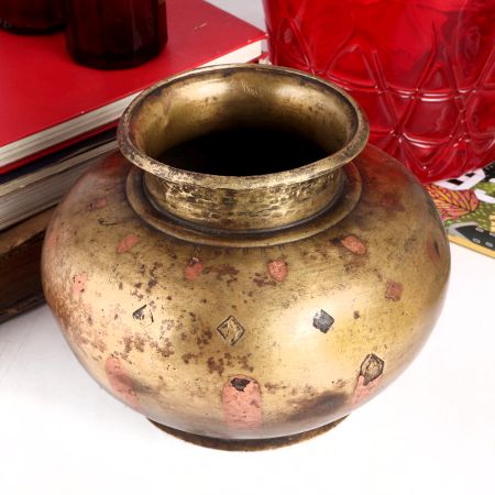 Vintage Ganga Jamuna Water Pot for Decor