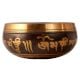 Tibetan Om Singing Bowl Made of Bell Metal