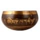 Engraved Tibetan Singing Bowl for Meditation