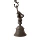 Decorative Brass bell with Chain and Ganesha Figurine