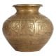 Vintage Holy Water Pot or Lota Engraved with God Figures