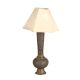 Brass Surahi Lamp with Shade for Decoration