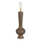 Brass Surahi Lamp with Shade for Decoration