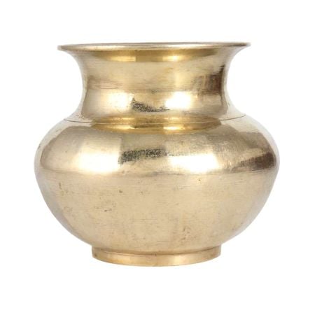 Glossy Golden Water Pot or Lota for Decor