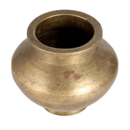 Handmade Brass Water Pot Lota for Decoration