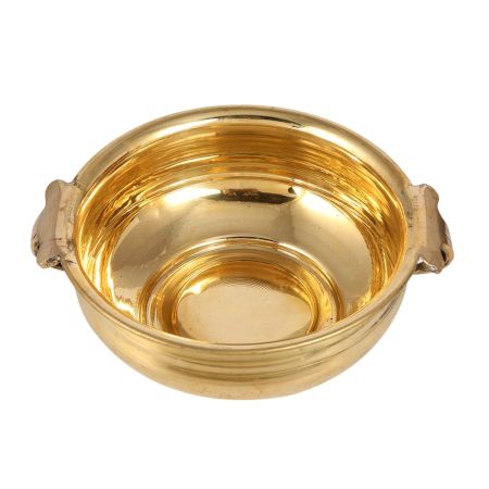 Shiny Golden Brass Bowl for Decoration