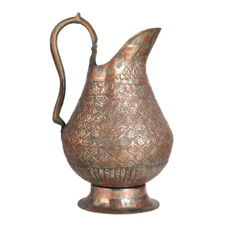 Traditional Copper Jug in Islamic Art