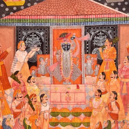 Shrinath Ji Chappan Bhog Pichwai Painting