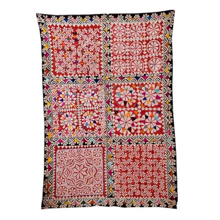 Handcrafted Vintage Wall Hanging with Applique Work