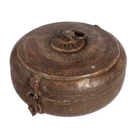 Indian Vintage Box with a Latch for Decoration
