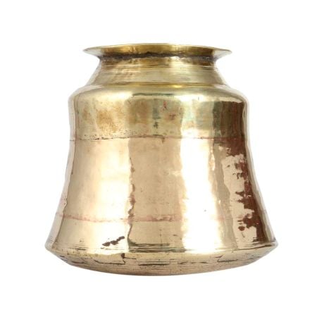 Adorable Shiny Brass Water Pot for Decor