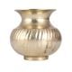 Glossy Bell Metal Holy Water Pot for Decor