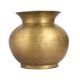 Sturdy Indian Brass Water Pot for Pooja