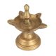 Vintage 5 Jyots Brass Oil Lamp for Decor