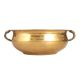 Plain Golden Brass Bowl in Antique Finish