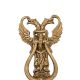 Victorian-style Ornate Brass Engraved Knocker