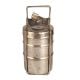 Handmade Brass Three Compartment Tiffin Box