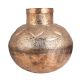 Engraved Copper Water Pot or Matka for Decor