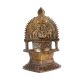 Indian Brass Gajalakshmi Oil Lamp for Pooja