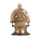 Indian Brass Gajalakshmi Oil Lamp for Pooja
