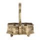 Traditional Brass Flower Basket in Jali Work